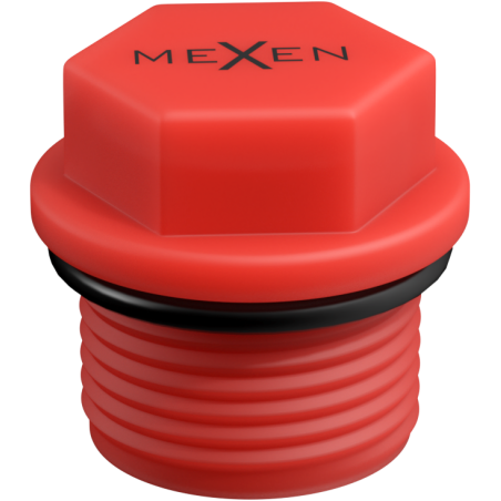 Mexen PPR bouchon court pour échantillons 3/4 GZ rouge - W97343-34-01