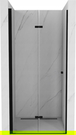 Mexen Lima opvouwbare douchedeur 90 cm, transparant, zwart - 856-090-000-70-00