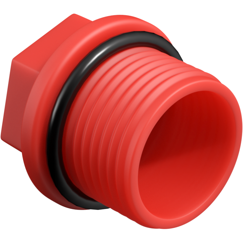 Mexen PPR īsā zonde izmēģinājumiem 1 GZ sarkanā - W97343-10-01