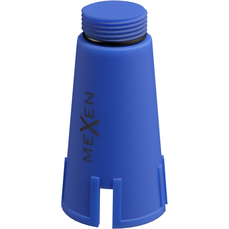 Mexen PPR langer Stöpsel für Tests 1/2 Außengewinde blau - W97344-12-00