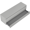 Mexen Rivel mobile bagno sottolavabo 160 cm con piano, 2 cassetti, scanalato, grigio opaco - 91A20-16047-2-BFFC62