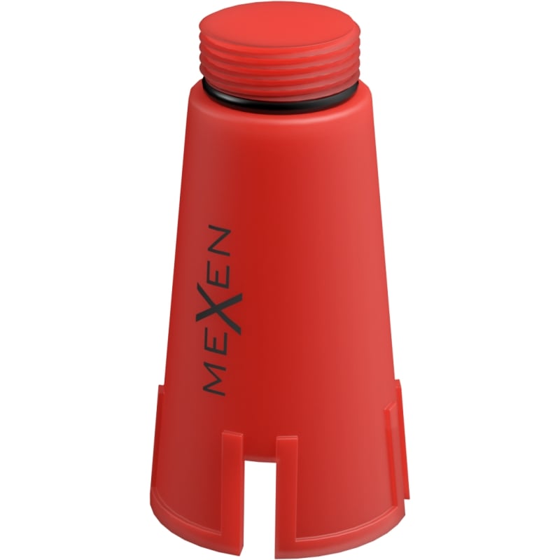 Mexen PPR dolg čep za test 3/4 GZ rdeč - W97344-34-01