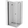 Mexen Lima cabine de douche pliante 100 x 100 cm, transparent, noir - 856-100-100-70-00