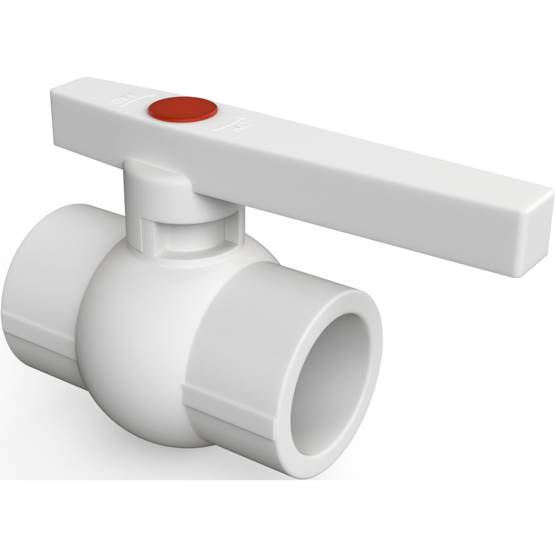 Mexen PPR vienādās polipropilēna lodveida vārsts 32 x 32 mm caurulēm - W97349-32-00