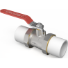 Mexen PPR vanne à bille avec raccords PP soudés pour tuyaux PPR 40 x 40 - W97350-40-00