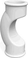 Mexen PPR korte gelaste bypass voor PPR-buizen 32 x 32, PN20 - W97351-32-00