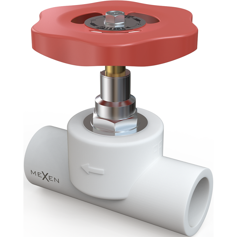 Mexen PPR valvola a globo saldata per tubi PPR 50 x 50 - W97352-50-00