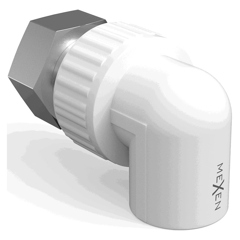 Mexen PPR coude avec demi-jonction soudé pour tuyaux PPR 20 x 1/2 GW - W97353-2012F-00