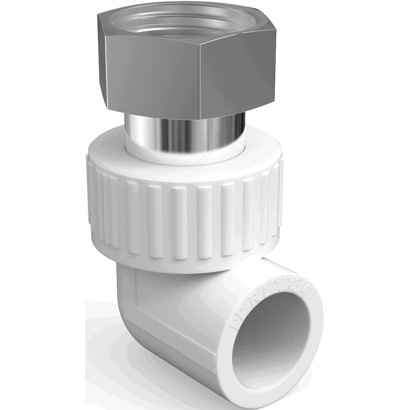 Mexen PPR elbow welded to PPR pipes with a half-thread 25 x 1/2 FF - W97353-2512F-00