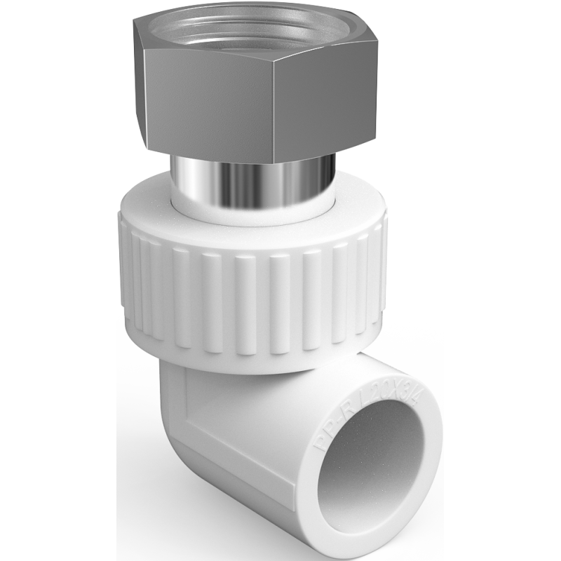 Mexen PPR elleboog met halfschroefdraad gelast voor PPR-buizen 25 x 1 GW - W97353-2510F-00