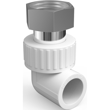 Mexen PPR elleboog met halfschroefdraad gelast voor PPR-buizen 25 x 1 GW - W97353-2510F-00