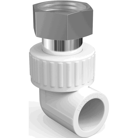 Mexen PPR elbow with a threaded half joint welded for PPR pipes 32 x 1 GW - W97353-3210F-00