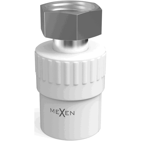 Mexen PPR connector with half-thread weldable for PPR pipes 20 x 1/2 FF - W97354-2012F-00