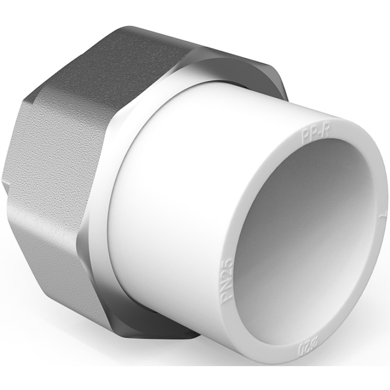 Mexen PPR śrubunek mufowy zgrzewany do rur PPR 25 x 1 GW - W97355-2510F-00