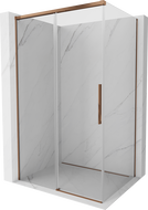 Mexen Rox klizna vrata za tuš 110 x 85 cm, prozirna, roza zlato - 8C2-110-085-60-00