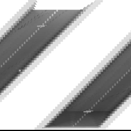 Mexen Lima klappbar Duschdier 80 cm, Grafit, Chrom - 856-080-000-01-40