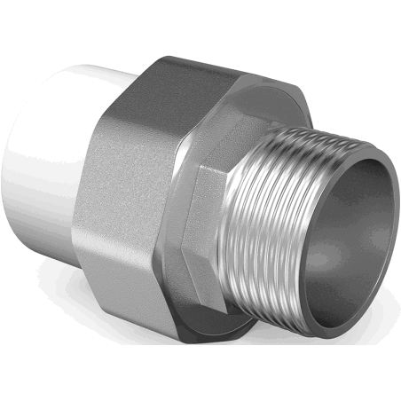 Mexen PPR Muffenschweißfitting für PPR-Rohre 20 x 1/2 AG - W97356-2012M-00