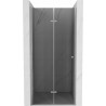 Mexen Lima folding shower doors 120 cm, graphite, chrome - 856-120-000-01-40