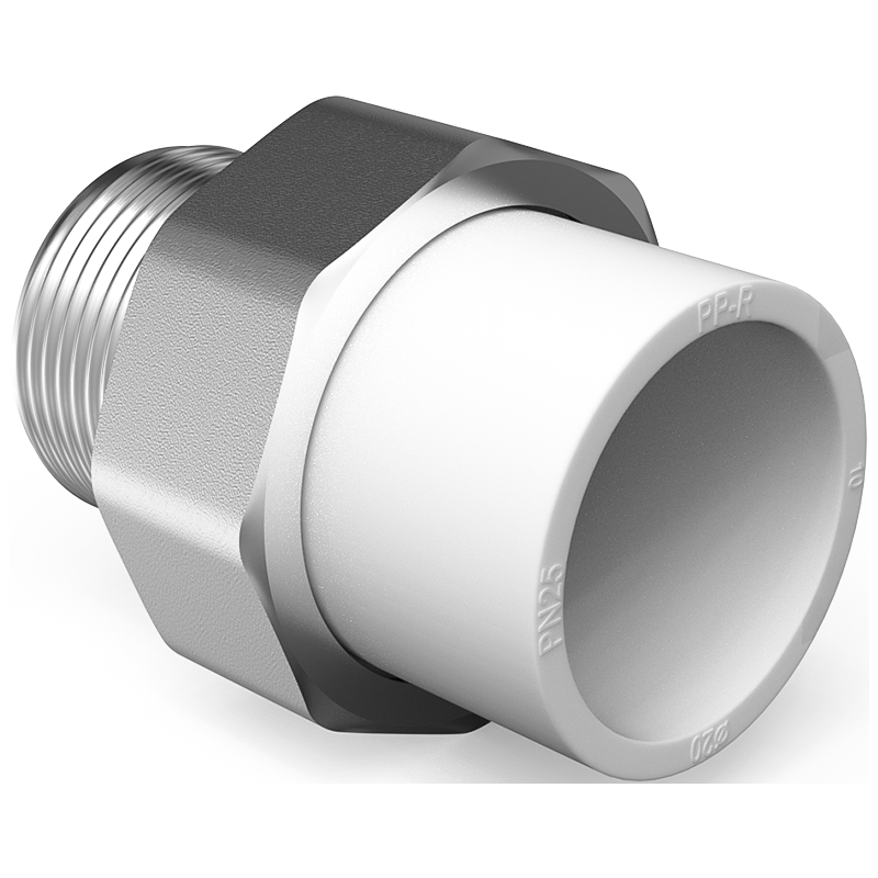 Mexen PPR conexión roscada hembra soldada para tuberías PPR 25 x 1 GZ - W97356-2510M-00