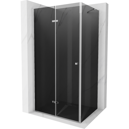 Mexen Lima kabina prysznicowa składana 90 x 100 cm, grafit, chrom - 856-090-100-01-40