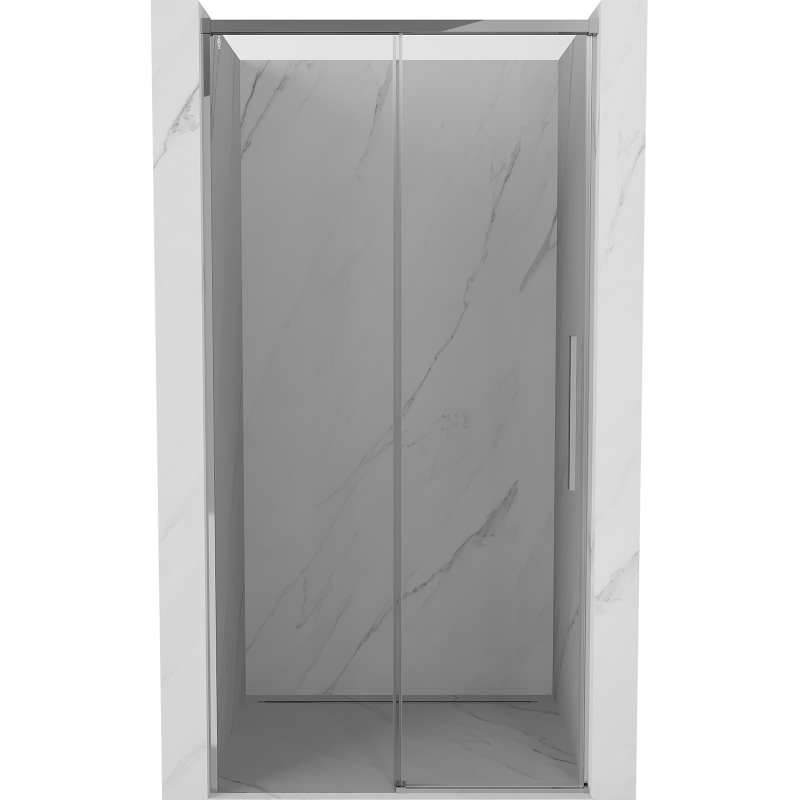 Mexen Rox skjutdörrar dusch 130 cm, transparent, krom - 8C2-130-000-01-00