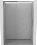 Mexen Rox lükanddushuks 145 cm, läbipaistev, kroom - 8C2-145-000-01-00