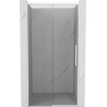 Mexen Rox Schiebetüren für die Dusche 115 cm, transparent, weiß - 8C2-115-000-20-00