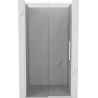 Mexen Rox schuifdouchedeur 135 cm, transparant, wit - 8C2-135-000-20-00