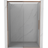 Mexen Rox porte de douche coulissante 140 cm, transparent, or rose - 8C2-140-000-60-00