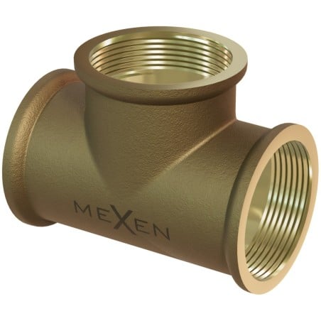 Mexen BRASS Messing-T-Stück 1/2 IG x 1/2 IG x 1/2 IG - W97403-121212