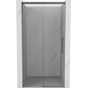 Mexen Rox schuifdouchedeur 100 cm, transparant, geborsteld gun gray - 8C2-100-000-66-00