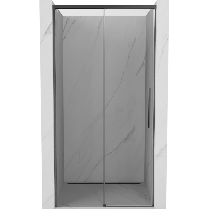 Mexen Rox lükanddushuks 115 cm, läbipaistev, harjatud püssihall - 8C2-115-000-66-00