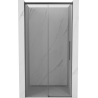 Mexen Rox Schiebeduschtür 130 cm, transparent, gebürstet gun gray - 8C2-130-000-66-00