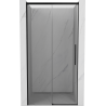 Mexen Rox drzwi prysznicowe rozsuwane 130 cm, transparent, czarne - 8C2-130-000-70-00
