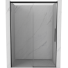 Mexen Rox sliding shower doors 140 cm, transparent, black - 8C2-140-000-70-00