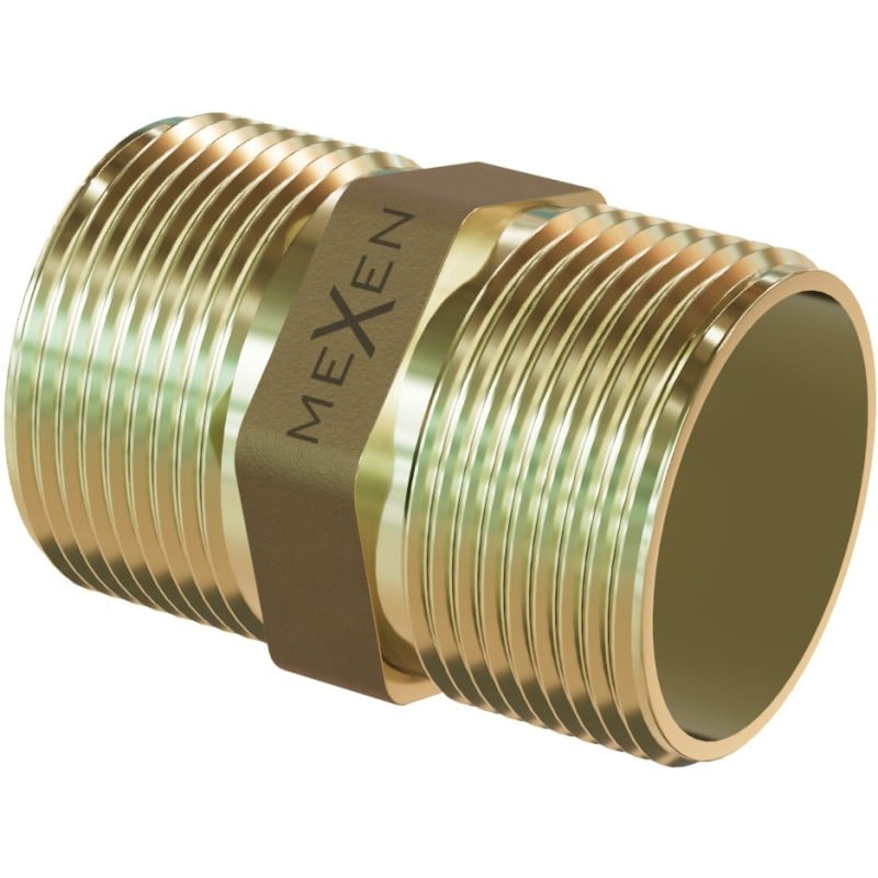 Mexen BRASS niple de latón 1/2 GZ x 1/2 GZ - W97404-1212