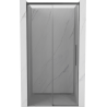 Mexen Rox Schiebetür-Duschabtrennung 100 cm, transparent, Gun Metal - 8C2-100-000-95-00