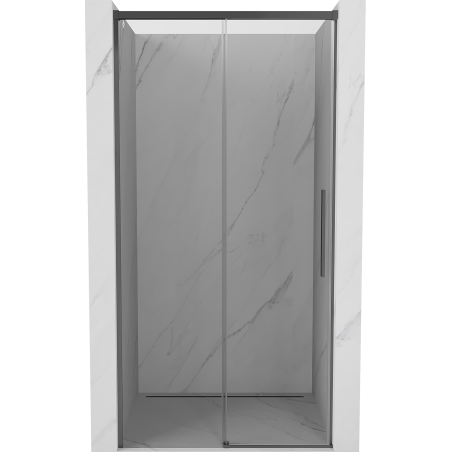 Mexen Rox schuifdouchedeur 110 cm, transparant, gun metal - 8C2-110-000-95-00
