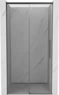 Mexen Rox schuifdeuren voor douche 125 cm, transparant, gun metal - 8C2-125-000-95-00