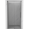 Mexen Rox schuifdeur douche 135 cm, transparant, gun metal - 8C2-135-000-95-00