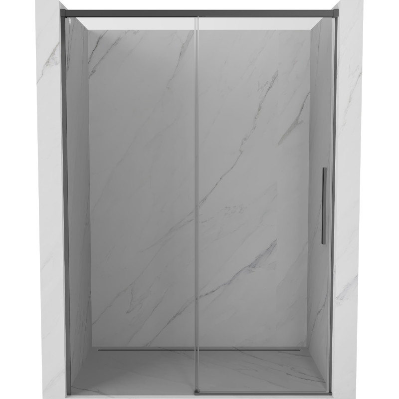 Mexen Rox lükanduksed dušile 150 cm, läbipaistev, gun metal - 8C2-150-000-95-00