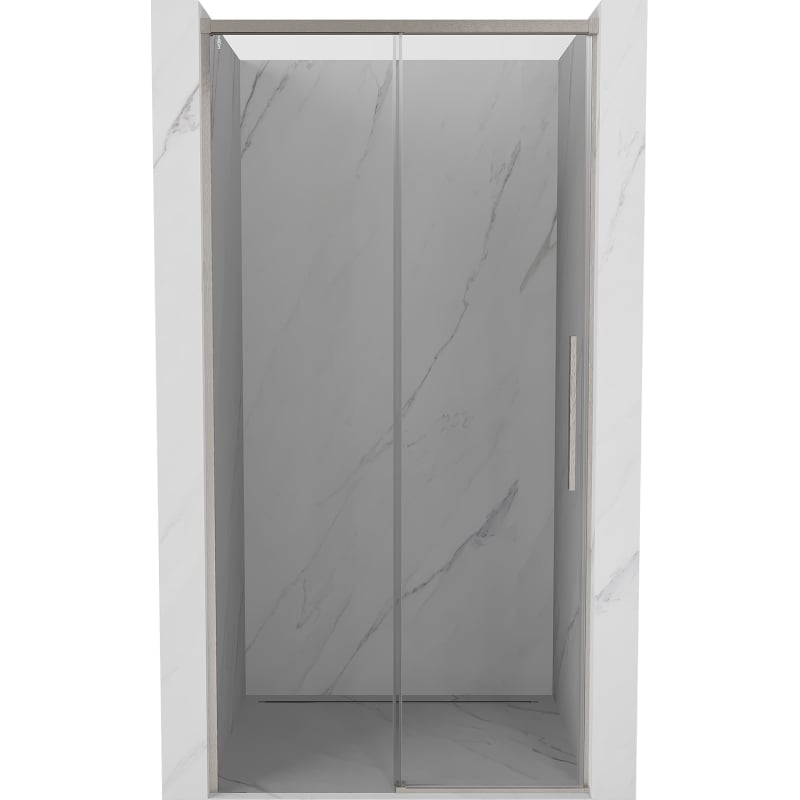 Mexen Rox klizna vrata za tuš 115 cm, prozirna, brušeni nikal - 8C2-115-000-97-00