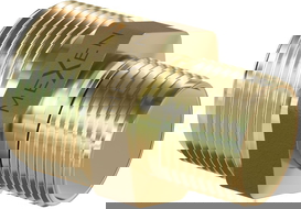 Mexen BRASS nypel redukcyjny mosiężny 1/2 GZ x 3/8 GZ - W97405-1238
