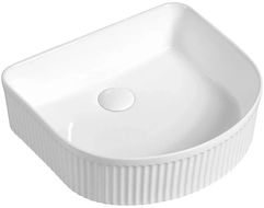 Mexen Grovo lavabo à poser rainuré 40 x 35 cm, blanc - 22304000