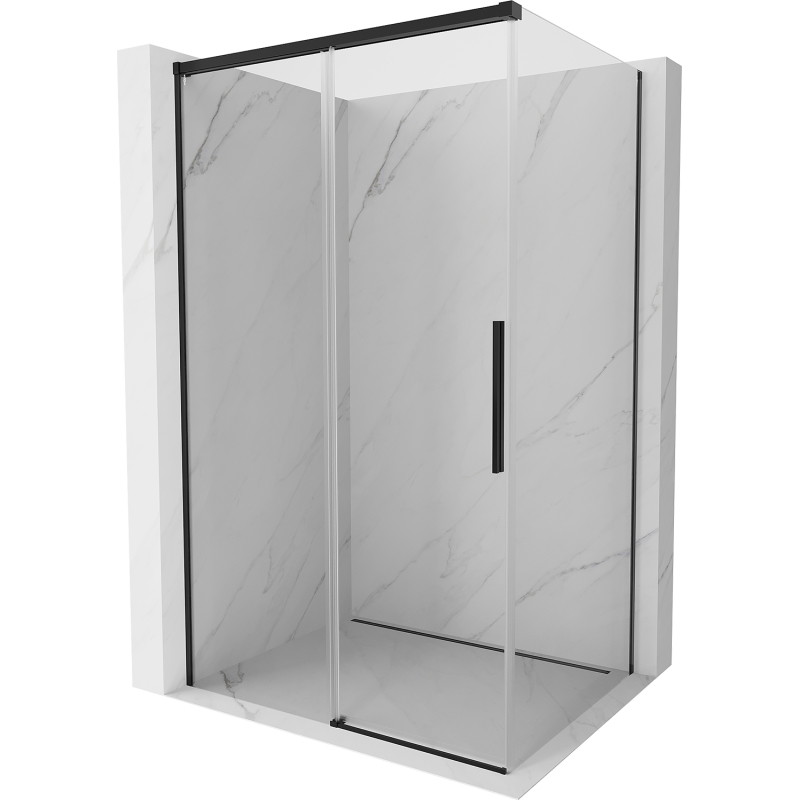 Mexen Rox kabina prysznicowa rozsuwana 95 x 85 cm, transparent, czarna - 8C2-095-085-70-00