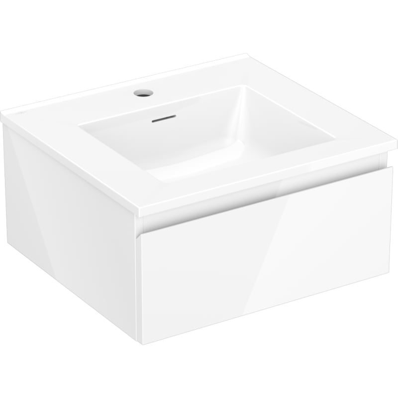 Mexen Orio 50 cm vannitoa kapp valamuga Otis, 1 sahtel, valge läige - 91A10-05023-1-BF00-W18M00