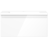Mexen Orio Cabinet 50 cm with Otis Sink, 1 Drawer, White Gloss - 91A10-05023-1-BF00-W18M00