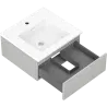 Mexen Orio badkamerkast 50 cm met wastafel Otis, 1 lade, grijs mat/wit mat - 91A10-05023-1-BF62-W18M01