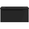 Mexen Orio meuble de salle de bain 50 cm avec lavabo Otis, 1 tiroir, noir mat - 91A10-05023-1-BF71-W18M71