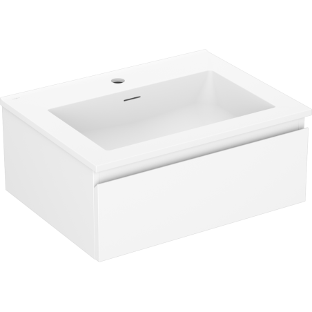 Mexen Orio gabinete de baño 60 cm con lavabo Otis, 1 cajón, blanco mate - 91A10-06023-1-BF01-W18M01